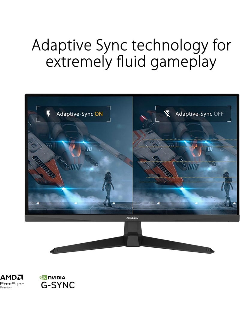 أسوس شاشة الألعاب ASUS TUF VG259Q5A: 24.5 بوصة، دقة Full HD (1920x1080)، 200 هرتز، IPS سريع، ELMB، 0.3 مللي ثانية GTG (أدنى)، مكبر صوت ستيريو، مركز DisplayWidget - أسود - Image 4