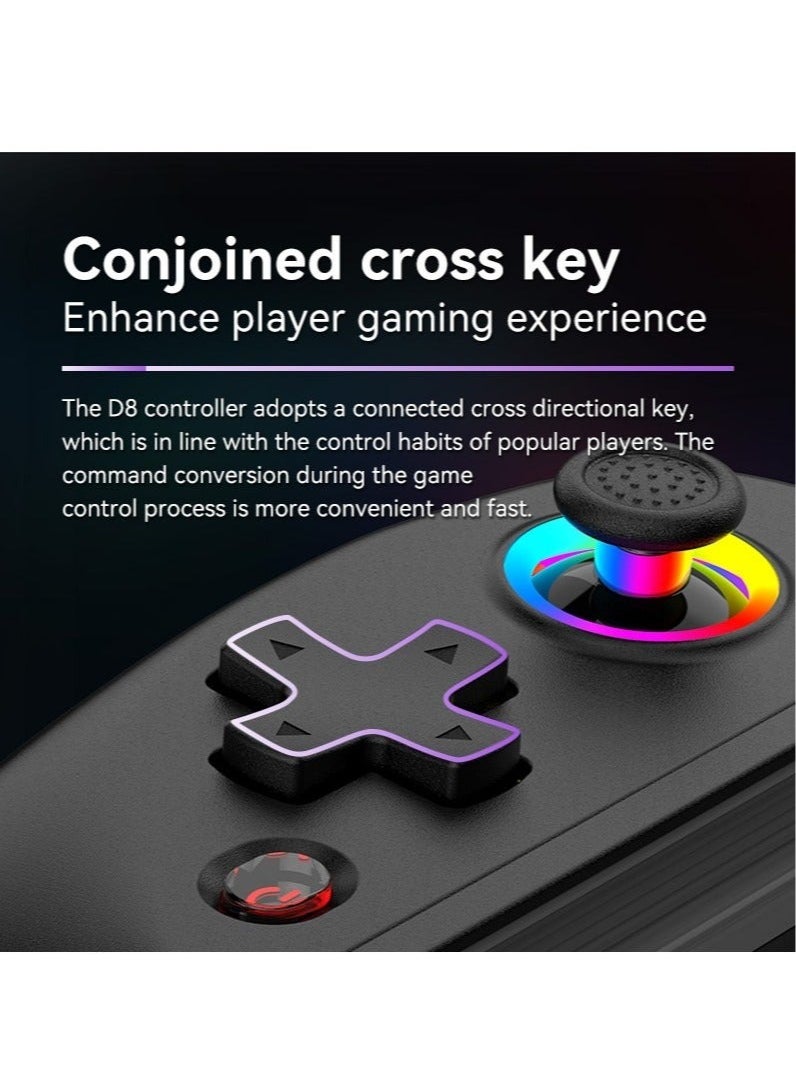Generic - D8 Wireless Telescopic Game Controller Bluetooth-compatible 5.2 Extendable Game Console Joystick For Android iPhone Gamepad (Star White) - Image 1