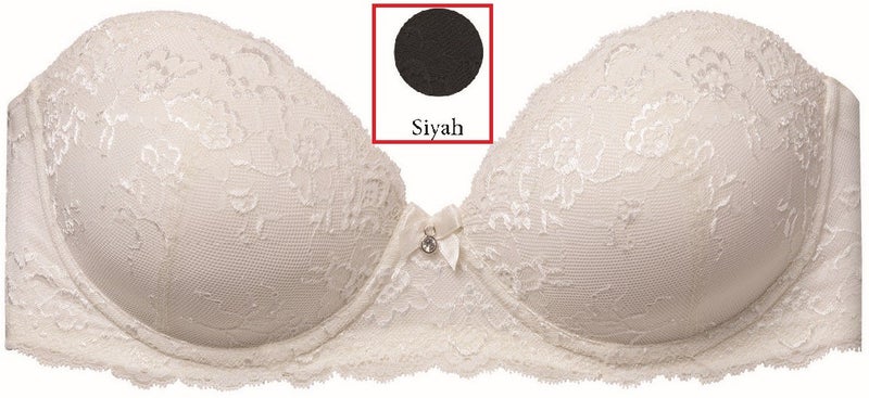 Magic Form 2060 Liquid Filled Full Support Strapless Lace Bra (With Detachable Straps)  - Image 2