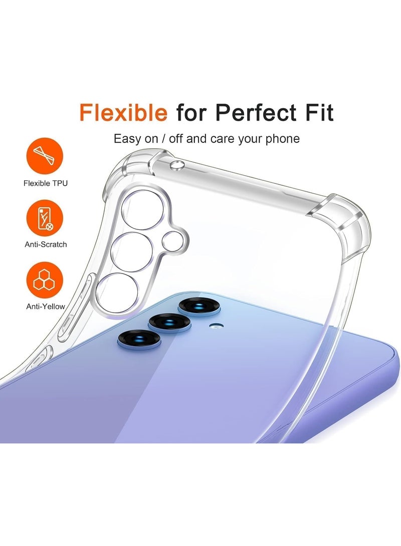 Wallet Phone Case Slim Fit Card Slot Transparent Case Protective Soft Shockproof Case with Card Holder For Samsung Galaxy A56  - Image 3