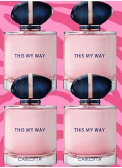 Carlotta 4 Pieces This My Way Carlotta Perfume EDT 100ML  - Image 1