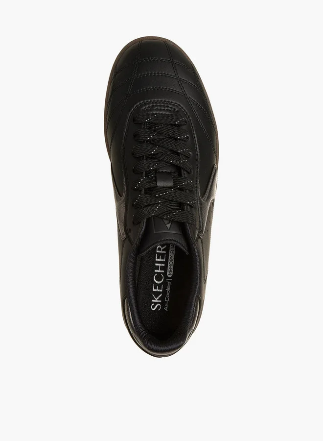 SKECHERS Women Hotshot Lace-Up Ankle Sneakers - 185252-Bksl