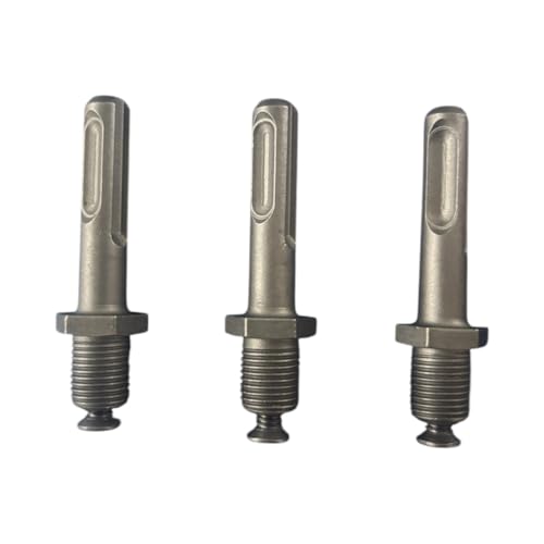 Jon Bhandari Tools 3pc SDS Plus Adapter 1/2” x 20UNF (12.5mm) | SDS+ Drill Chuck Converter for Rotary Hammer Drill | Heavy Duty SDS Plus to Threaded Adapter | Impact Drill Bit Converter Tool - Image 2