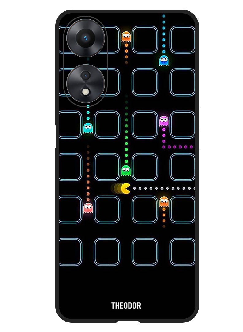 Theodor Protective Case Anti Scratch Shock Proof Bumper Cover For Oppo F23 5G Pac man - Image 1