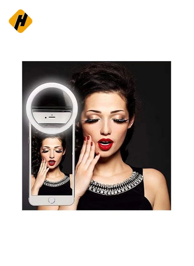 HuHa Selfie Ring Light for Mobile  3 Way Led Flash || White Light for All Smartphones  - Image 4