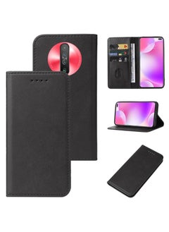 HuHa Case Cover For Xiaomi Poco X2 Magnetic Closure Leather Phone Case Black 