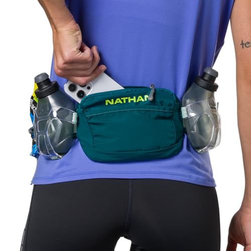 Nathan Running Belt Hydration with Flasks, Storage Pockets, Trail Mix Plus, Running Water Bottle Belt, Insulated, Walking, Hiking - Image 5