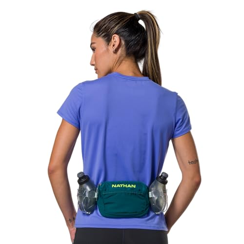 Nathan Running Belt Hydration with Flasks, Storage Pockets, Trail Mix Plus, Running Water Bottle Belt, Insulated, Walking, Hiking - Image 3