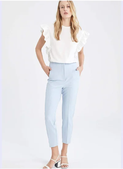DeFacto Slim Fit High Waisted Chinos