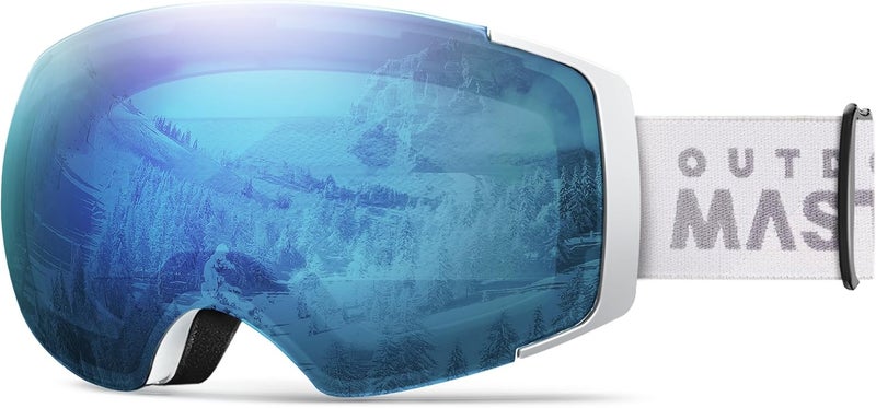 OutdoorMaster Ski Goggles PRO - Frameless, Interchangeable Lens 100% UV400 Protection Snow Goggles for Men & Women - Image 1