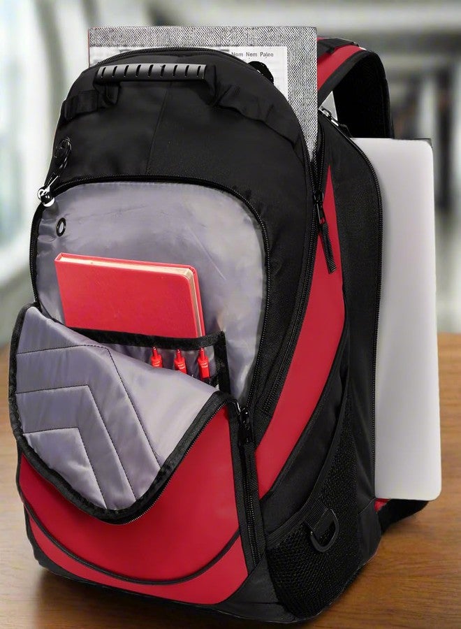 Broad Bay Texas Tech Backpack Official TTU Laptop Computer Bag (RED) - Image 3