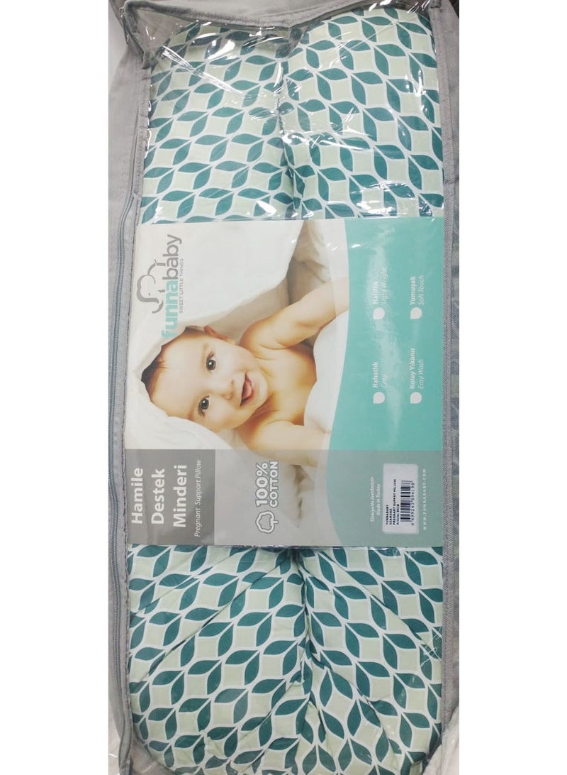 Funna Baby Feeding Support Pillow Green - Image 4