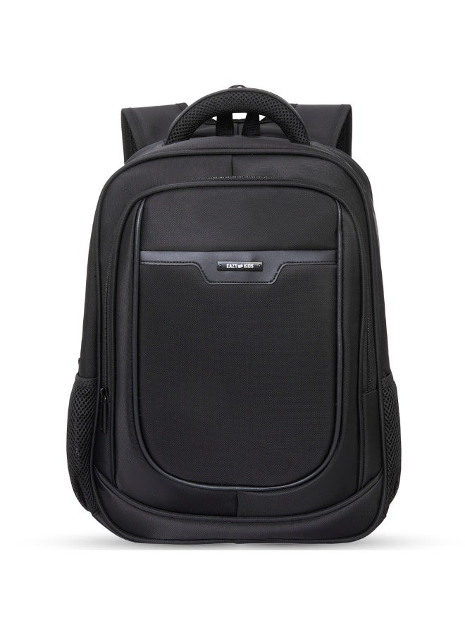 Eazy Kids 16” Backpack w/ Universal School Bag Trolley – Black - Image 5