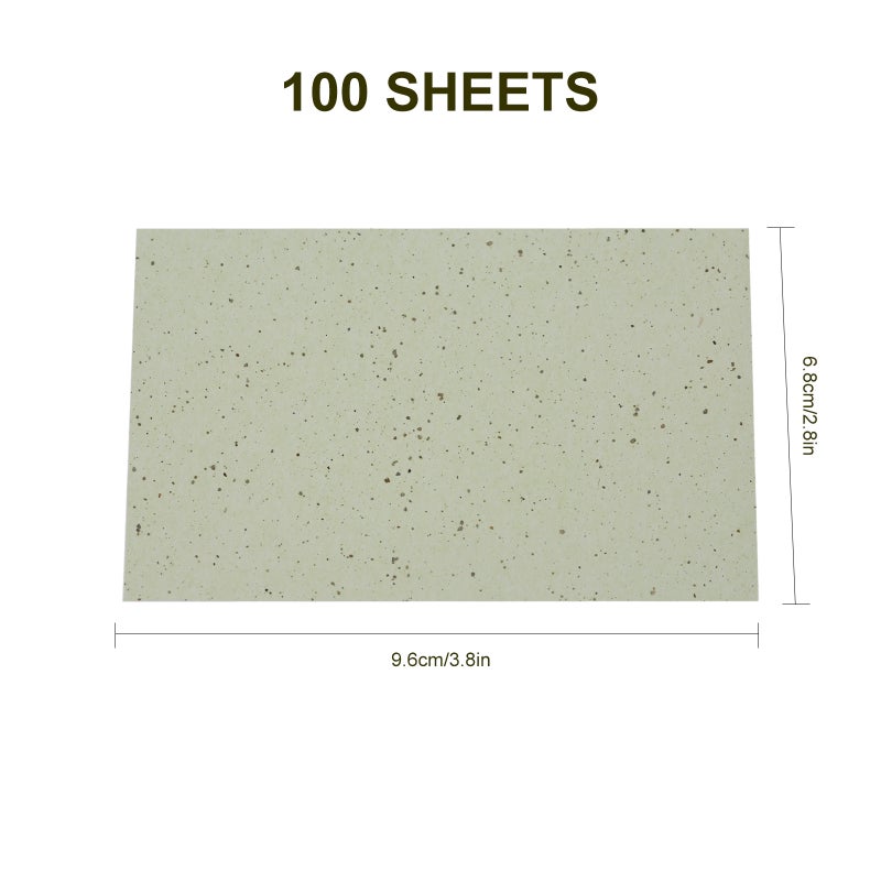 100 Sheets Facial Absorbent Paper Oil Absorbing Sheets Oil Blotting Paper Bamboo Charcoal Oil Control Tissues Paper - Image 5
