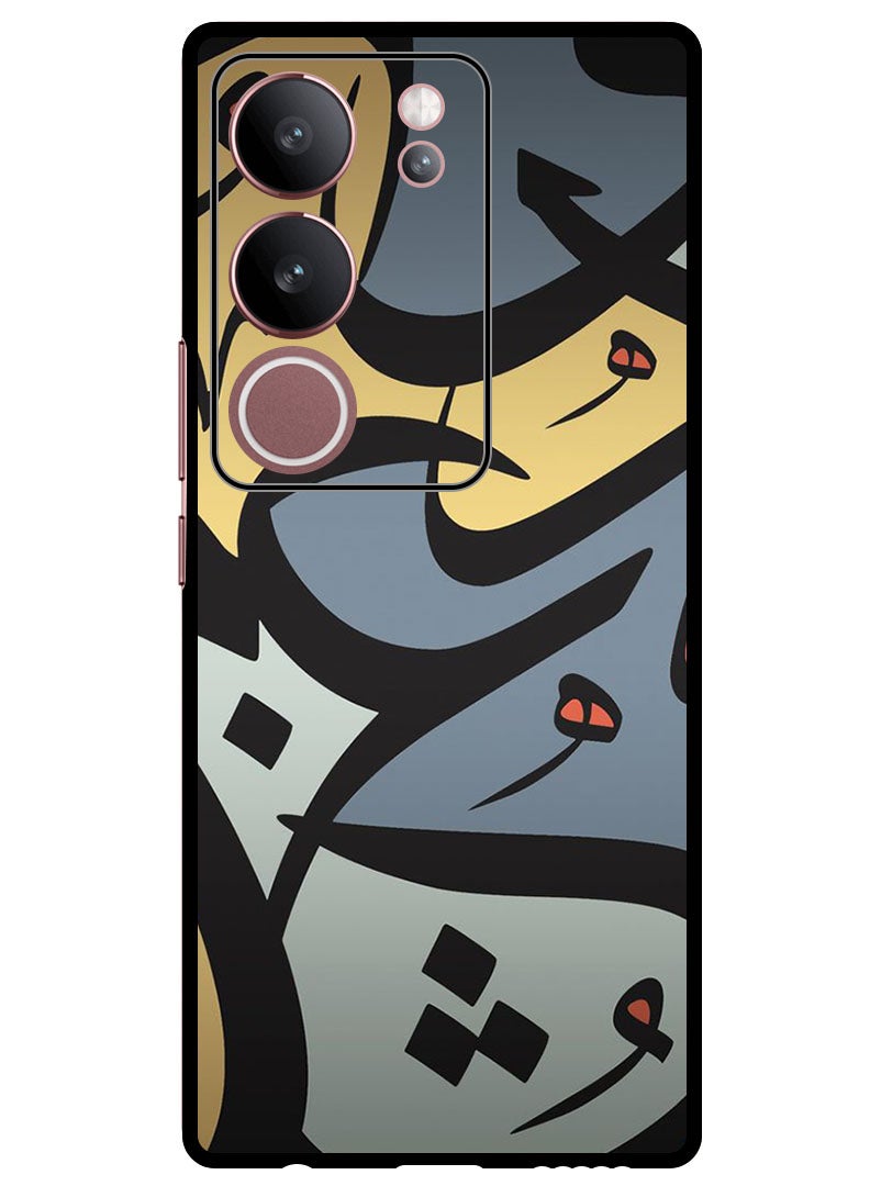Theodor Protective Case Anti Scratch Shock Proof Bumper Cover For Vivo S17 - S17 Pro Caligraphy 1 - Image 1