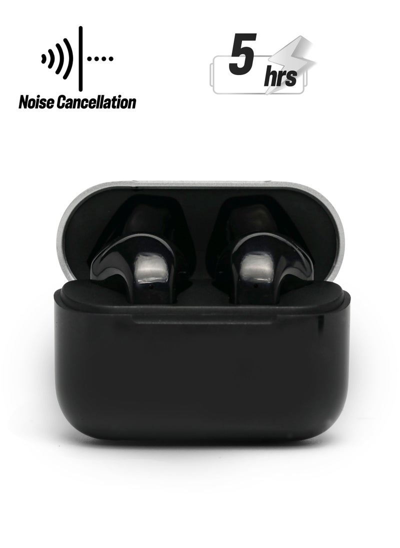Generic - In-ear bluetooth headphones wireless noise cancelling sports high sound quality male and female black for IPhone Android - Image 1