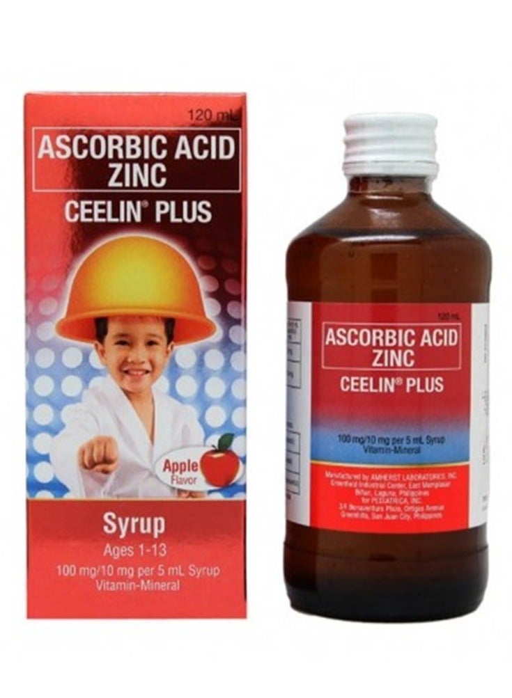 Ceelin Plus Ascorbic Acid Syrup 120ml
