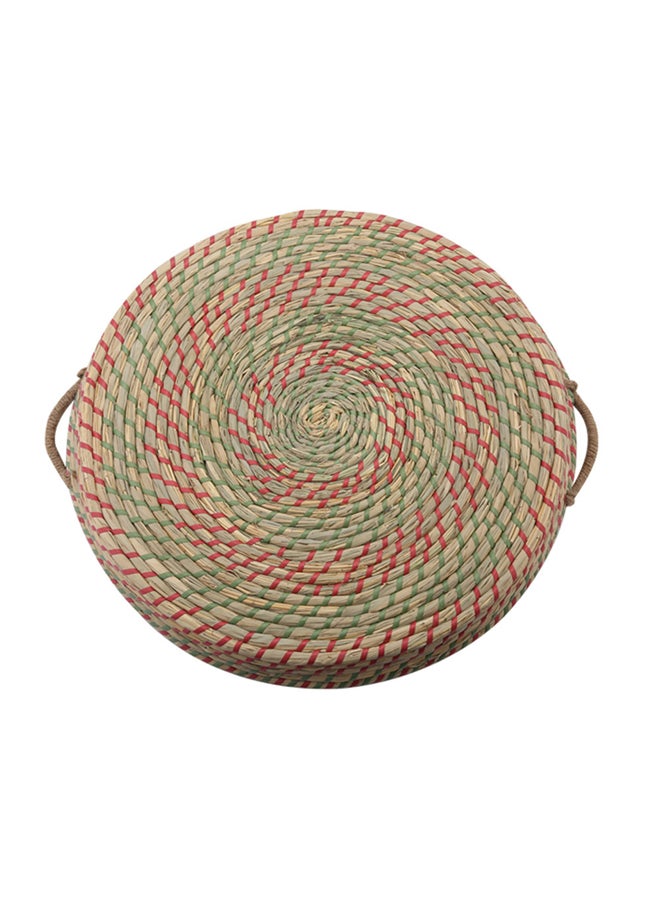 AL SANIDI - Woven wicker heritage dish, Beige, Size 35 Cm - Image 1