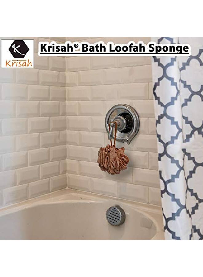 Krisah Bath Loofah/Luffa/Lofah Sponge Black Golden Color(Pack Of 2) - Image 5