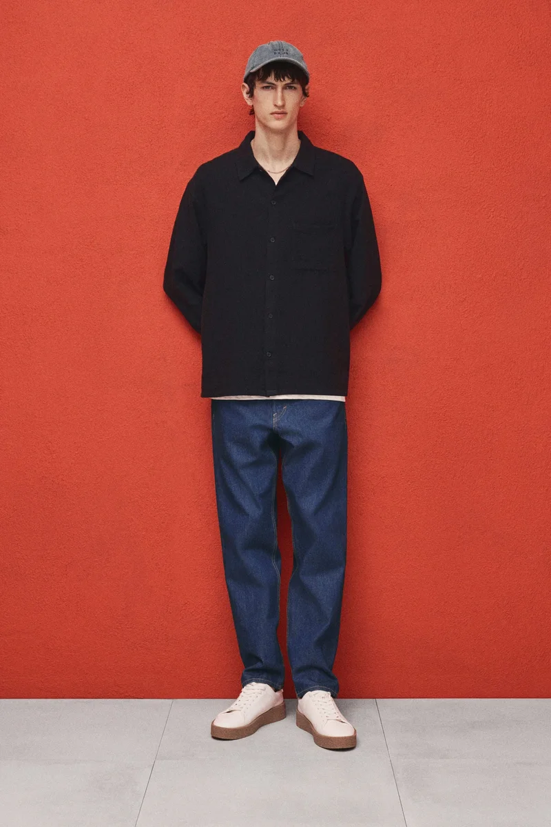 H&M Regular Fit Textured shirt