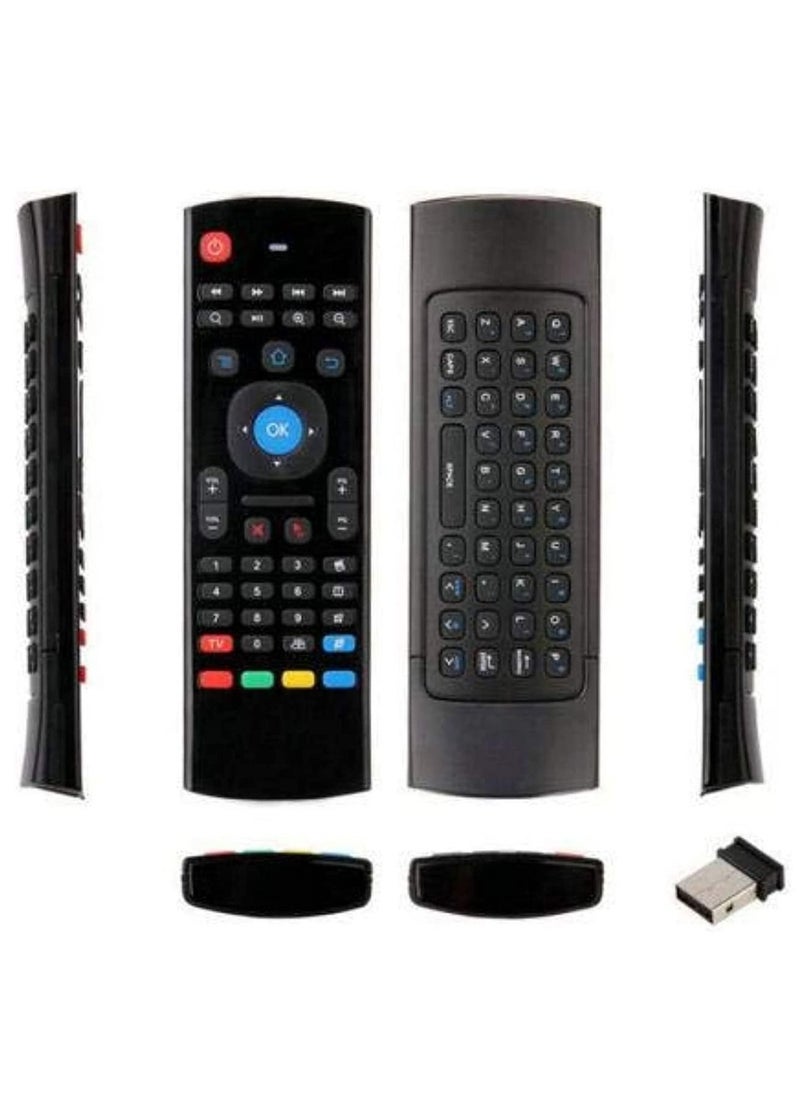 Generic MX3 Wireless Fly Air Mouse & Qwerty Keyboard for KODI & Android Smart TV Box, Win PC, Mac - 2.4GHZ 