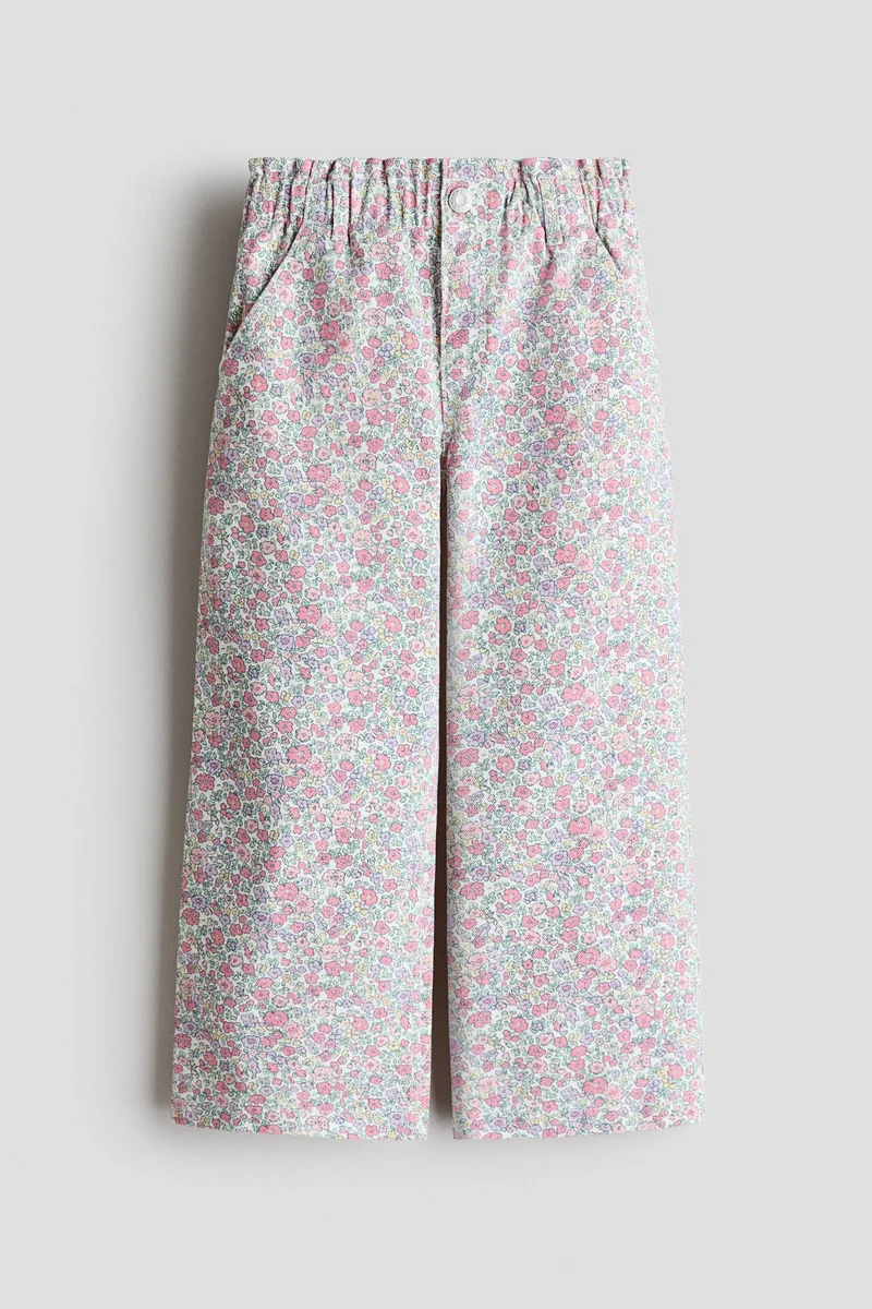 اتش اند ام جينز بيبر باغ بقصّة ساق واسعة