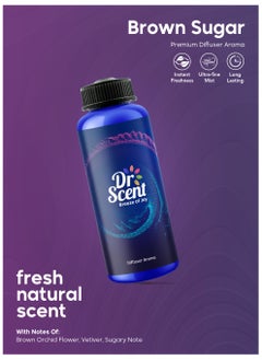 Dr Scent Dr Scent Breeze of Joy Diffuser Aroma Brown Sugar, With Distinctive notes Brown Orchid Flower | Strong Essence vetiver | Ending with Sweet Sugar Notes (500ml)  - Image 2