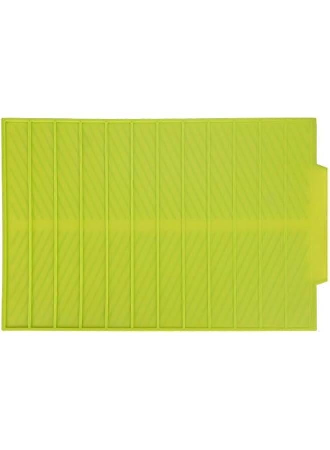 Rectangle Drying Dishes Pad Heat Resistant Slip Proof Tray, Silicone Drain Mat, Heat Resistant Multiple Usage Dish Mat for Kitchen Counter, and Easy to cleanse (ÂÌɫ), Silicone Drain M  - Image 5
