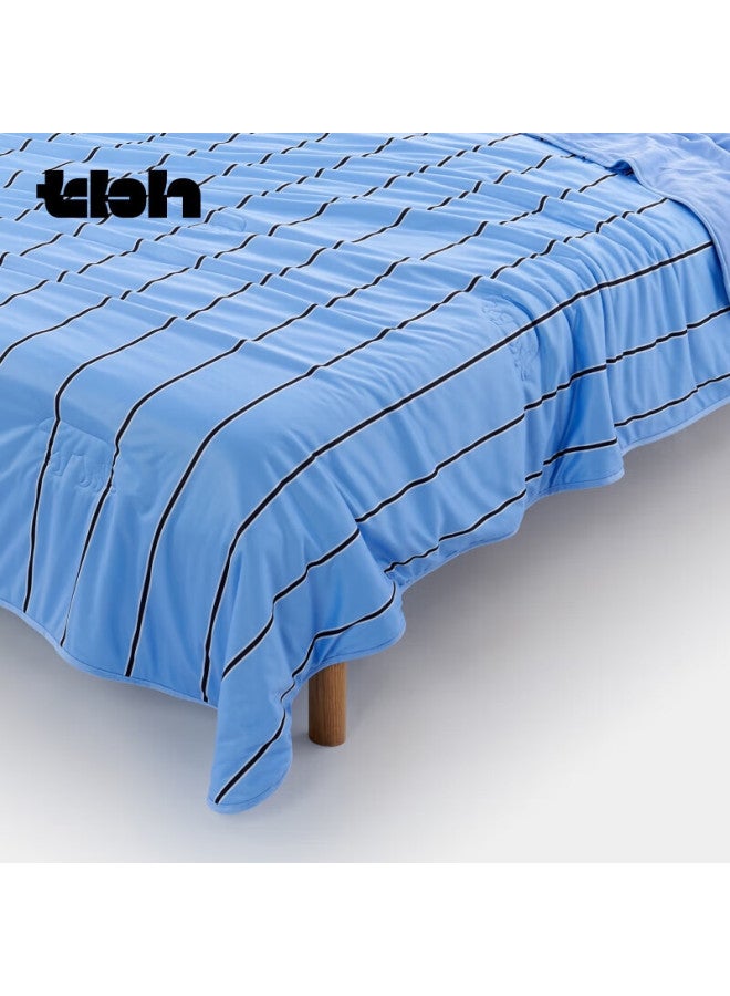 tbh Tianxiepai Home Z Series Cooling Nap Quilt And Pillow Set, Summer Air Conditioning Quilt, Summer Cool Quilt, Black Leopard, 200x230cm - Image 2