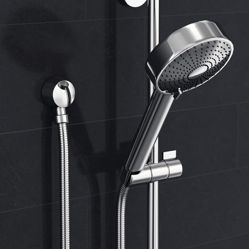 Lavatrum Solid Brass Round Wall Supply Elbow, Check Valve Included - Polished Chrome - Image 5