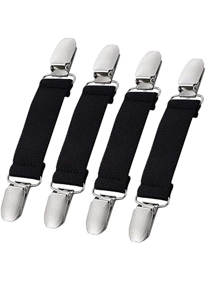 Mitten Clips Kids Winter Glove Clips Stainless Steel Fit Dress Clips Elastic Glove Caps Clip for Baby Kids Toddler and Adults - Image 1