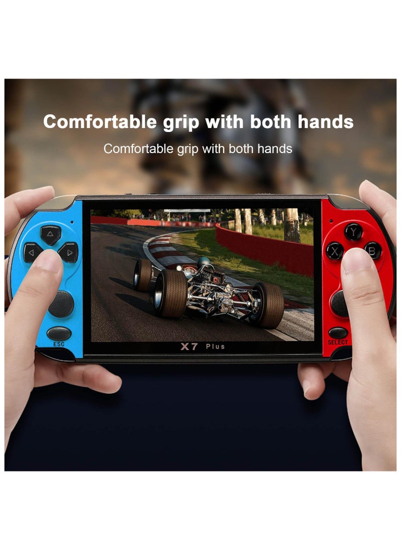 Generic - X7 Plus Handheld Video Game Console – 8GB Memory, Built-In 1000 Games, Double Rocker MP5 Game Controller – Portable Gaming Device for Kids & Adults - Image 1