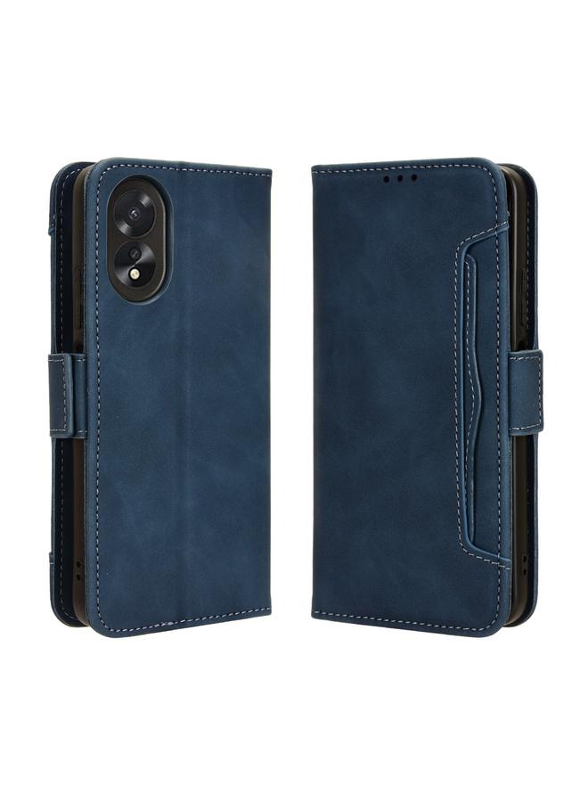 S-TOP Case For OPPO A38 4G / A18 4G Skin Feel Calf Texture Card Slots Leather Phone Case - Image 2