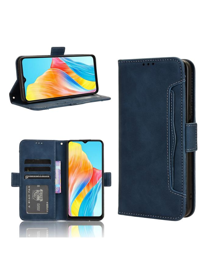 S-TOP Case For OPPO A38 4G / A18 4G Skin Feel Calf Texture Card Slots Leather Phone Case - Image 1