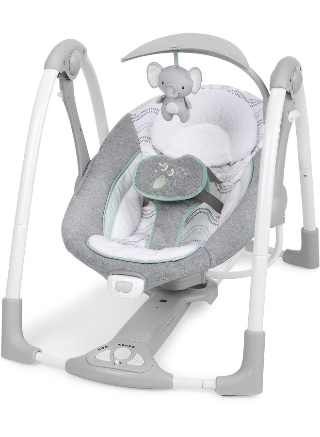 Ingenuity ConvertMe 2-in-1 Compact Portable Automatic Baby Swing & Infant Seat - Image 1