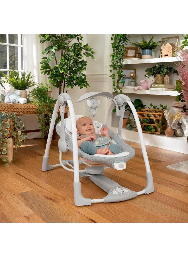 Ingenuity ConvertMe 2-in-1 Compact Portable Automatic Baby Swing & Infant Seat - Image 3