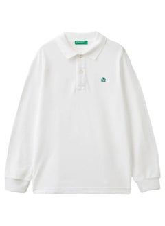 Slim fit long sleeve polo shirt