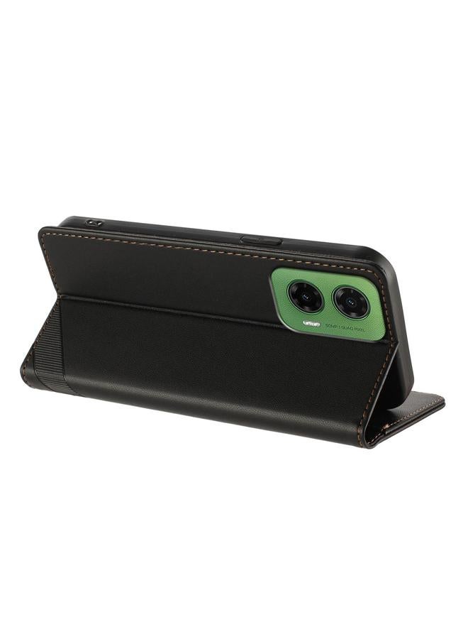 إيروريكس جراب لهاتف Motorola Moto G35، جراب جلدي بتصميم محفظة متعدد الاستخدامات منقوش - Image 3