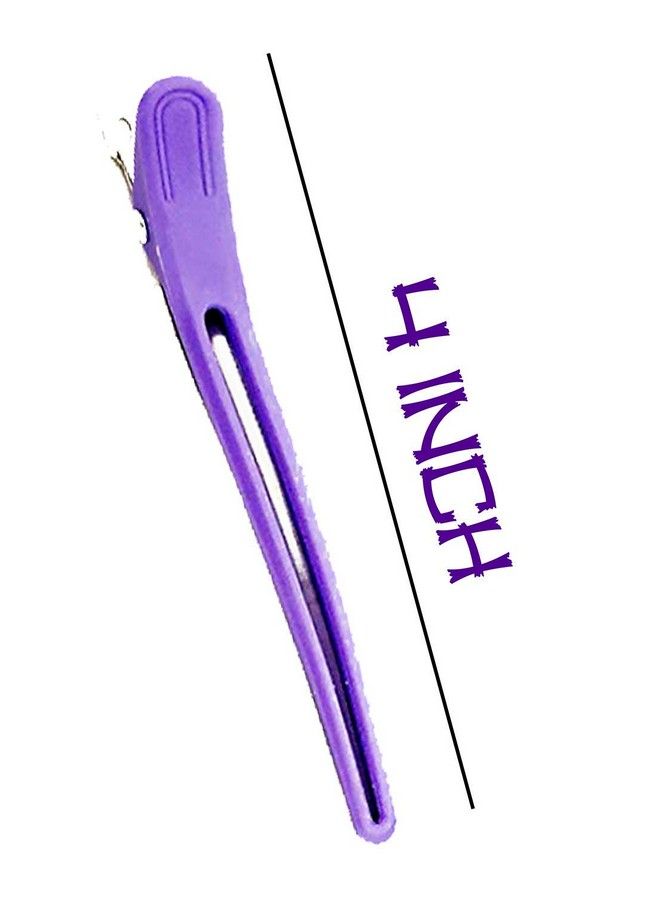 Foreign Holics Multicolored Section Clips For Hair Styling Light Colors12 Pcs Black) - Image 3