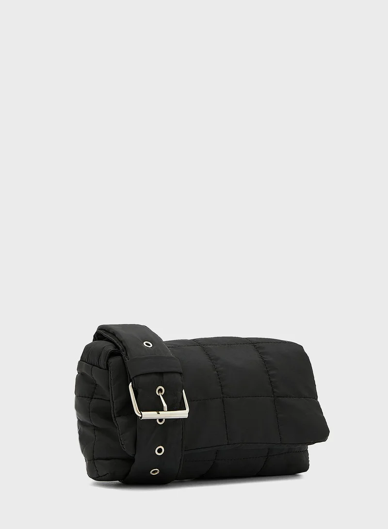 Ginger Quilted Nylon Cross Body Bag