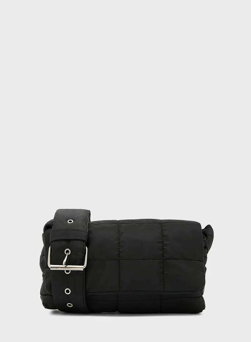Ginger Quilted Nylon Cross Body Bag