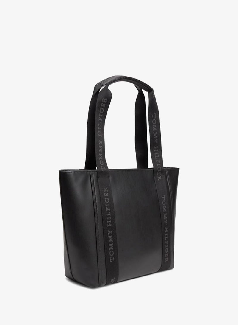 TOMMY HILFIGER Logo Webbing Handle Tote Bag - Image 3