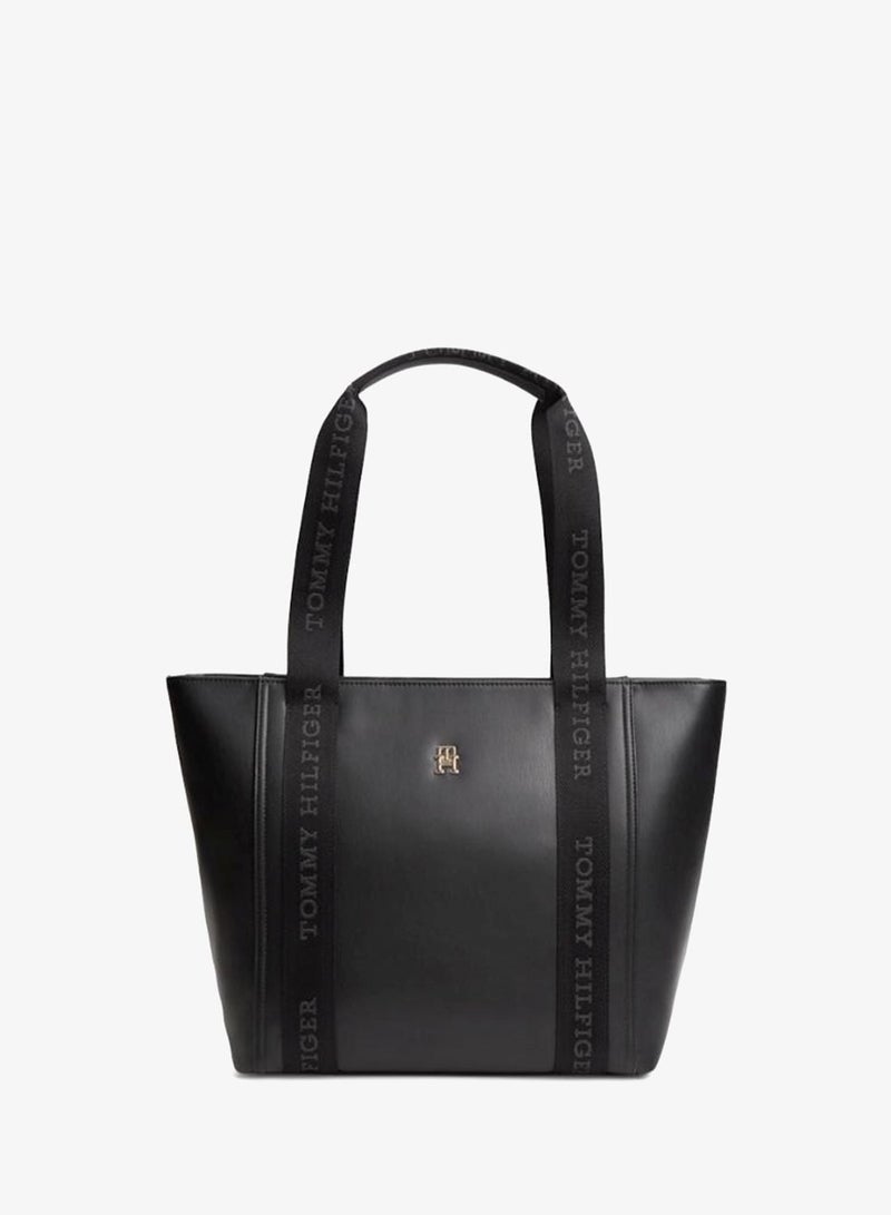 TOMMY HILFIGER Logo Webbing Handle Tote Bag - Image 2
