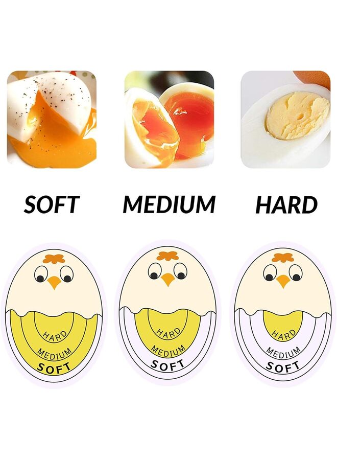 Egg Timer for Boiling Eggs, Color-Changing Egg Timer for Boiling Eggs to Soft, Medium, and Hard Consistency - Easy to Use Kitchen Gadget  - Image 3