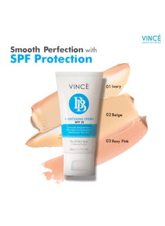 VINCE BB Cream – Rosy Pink (VBBC 03) – All-in-One BB & Fairness Cream – Hydrates, Primes & Conceals Imperfections for Brighter, Flawless Skin & Natural Coverage – With SPF 25, 50ml  - Image 4