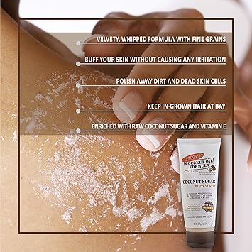 PALMER'S مقشر الجسم بزيت جوز الهند من بالميرز 200 جرام - Image 5