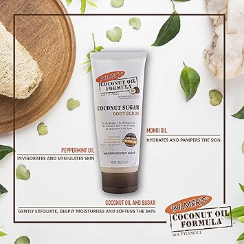 PALMER'S مقشر الجسم بزيت جوز الهند من بالميرز 200 جرام - Image 3