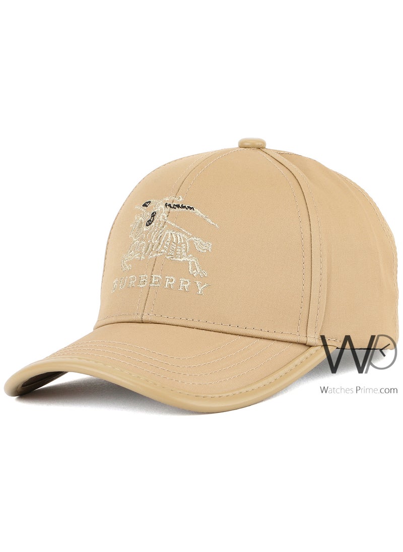 BURBERRY Burberry Baseball Cap Beige Color Cotton Hat For Men  - Image 1