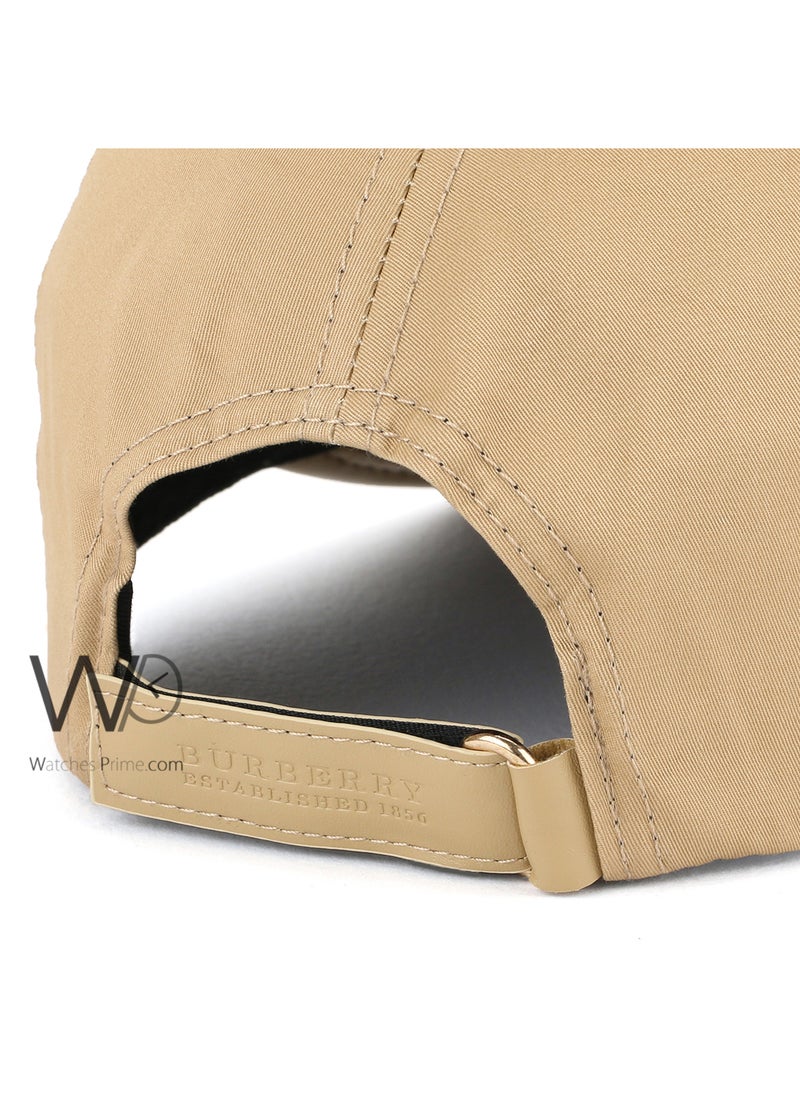 BURBERRY Burberry Baseball Cap Beige Color Cotton Hat For Men  - Image 3