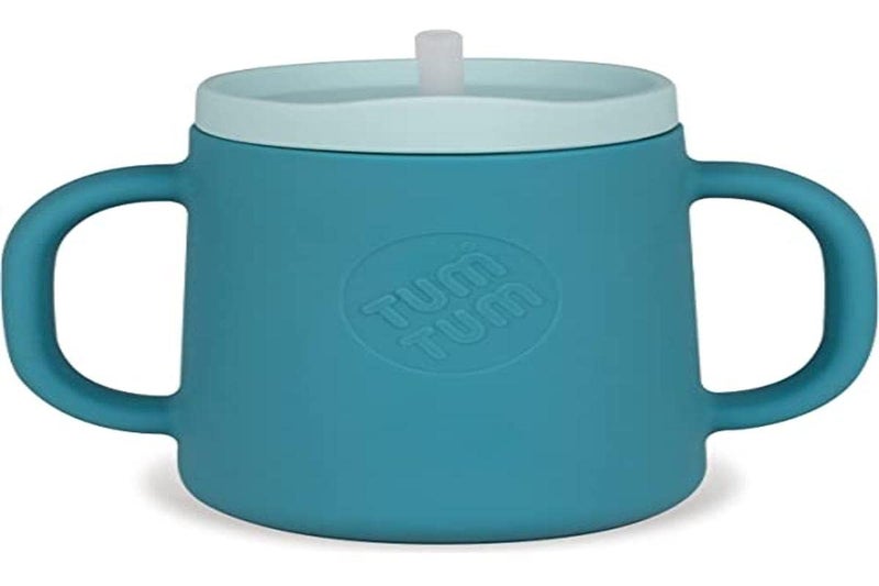 TUM TUM 3 way Baby Trainer Cup, Designed with Feeding Specialist, 180ml (Blue) - Image 4